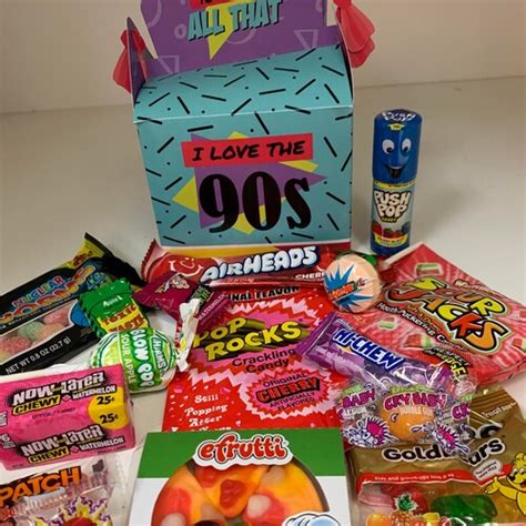 1990's Candy Filled Decade Gift Box - Etsy