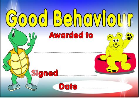 Good Behaviour Certificate