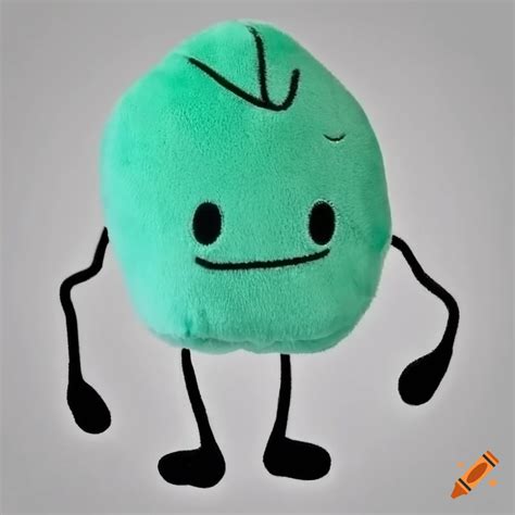 Cute plush toy of leafy from bfdi on Craiyon