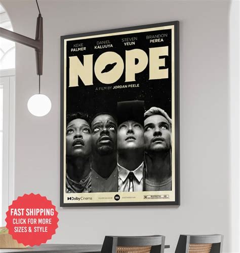 Nope 2022 Movie Poster Nope 2022 Poster Nope Movie Poster - Etsy