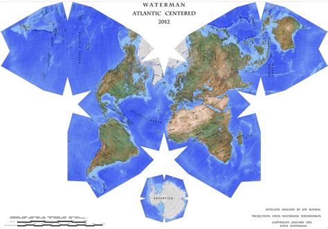 Polyhedral Projections Improve the Accurately of Mapping the Earth on a 2D Surface | The Lyncean ...