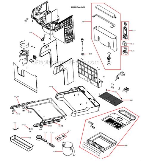 Breville Espresso Machine Repair Bes820Xl Partstree Parts For ...