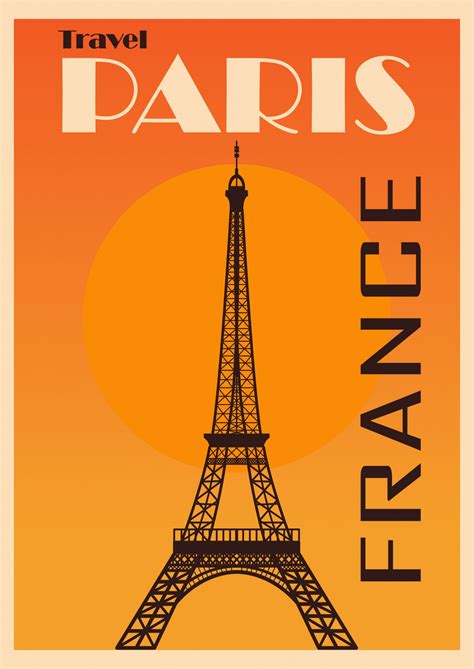 Travel Paris France Poster Free Stock Photo - Public Domain Pictures