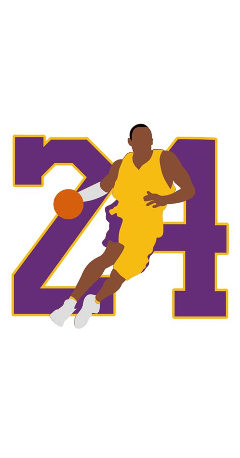 Sticker Kobe Bryant 24 Dribbles. Basketball Cookies, I Love Basketball, Kobe Bryant Poster, Kobe ...