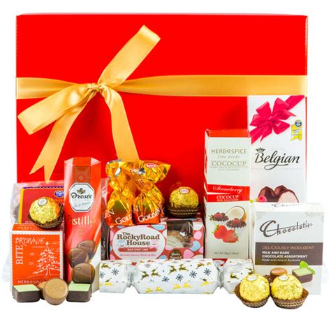 Chocolate Party Hamper | Milk Chocolate Christmas Hamper | Macarthur ...