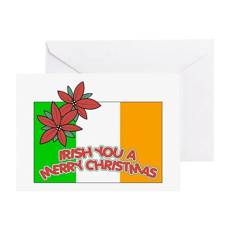 Irish Christmas Greeting Card by cafepets