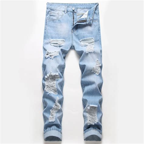 Mens Extreme Washed Distressed Ripped Jeans - RippedJeans® Official Site