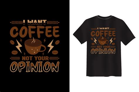 Coffee Saying and Quote, funny coffee T-shirt design 14524570 Vector ...