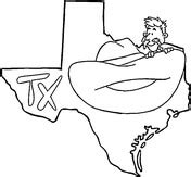 Dibujo de Bandera de Texas para colorear | Dibujos para colorear imprimir gratis