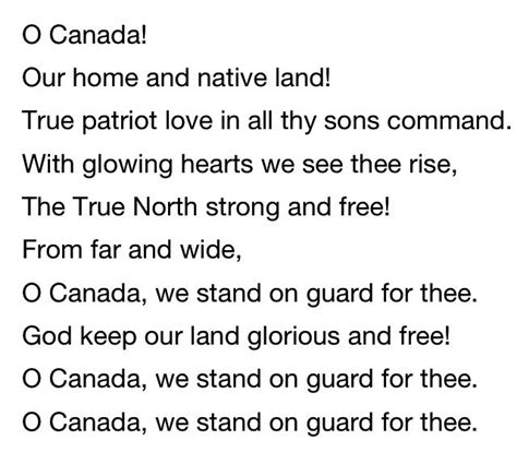 Oh Canada! A wonderful song for Canada day! (Canada day I'd July 1st.) | True north, O canada, True