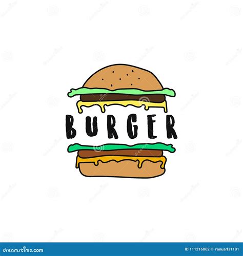 Burger Logo Vector Art. Logo Template for Your Business Stock ...