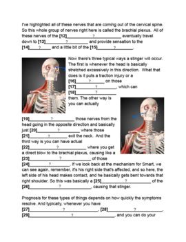 Nervous System Injury (Stinger Injury), NBA Sports Injury Case Study