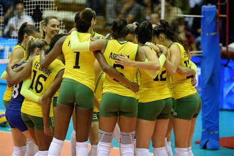 duringtheFIVBWomensWorldChampionshippoolBmatchbetweenBrazilandBulgariao ...