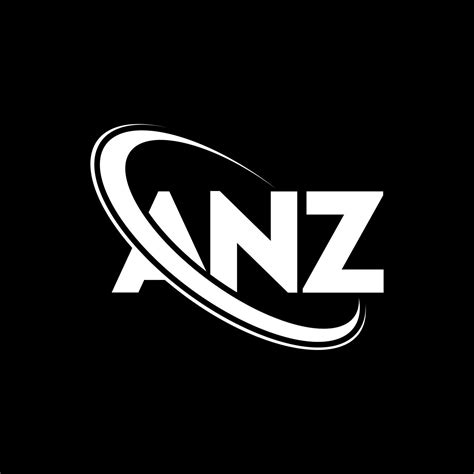 ANZ logo. ANZ letter. ANZ letter logo design. Initials ANZ logo linked with circle and uppercase ...