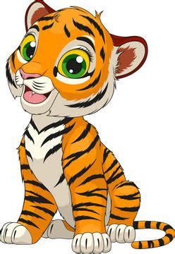Baby Tiger Clipart Black And White - Baby Tiger Clipart Png Tiger Png ...
