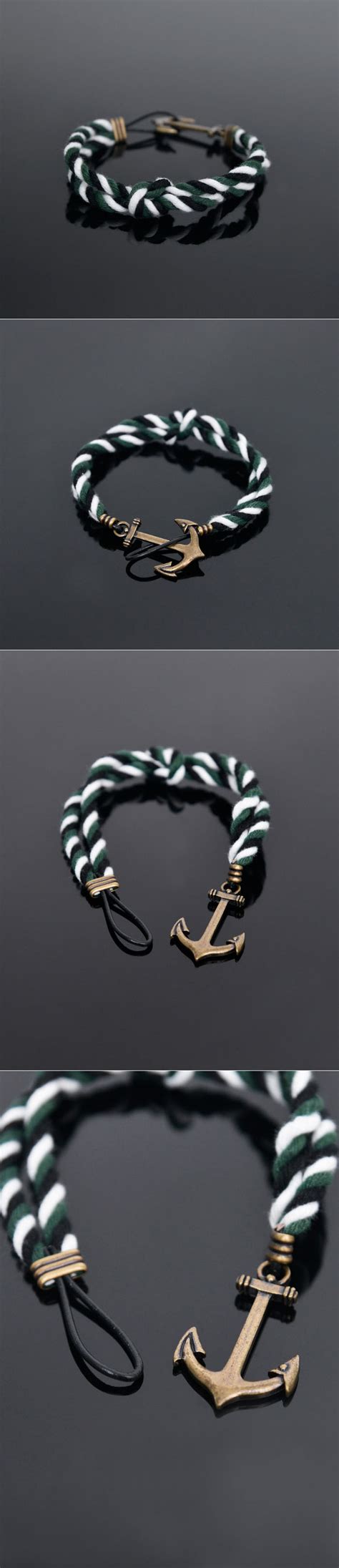 Accessories :: Bracelets :: Last 1) Twined Brass Sail Cuff-Bracelet 217