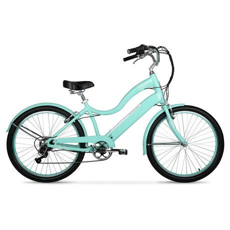 Hyper E-Ride 26" Ladies 36V Electric Cruiser E-Bike with Pedal-Assist ...