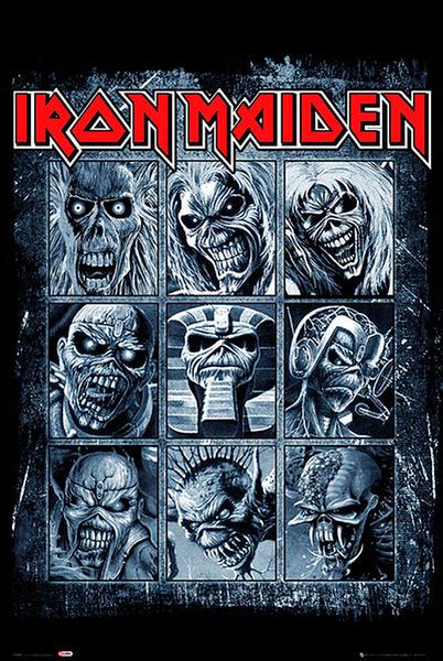 Póster Iron Maiden. Eddie's Evolution por 9,20€ - Qué Friki