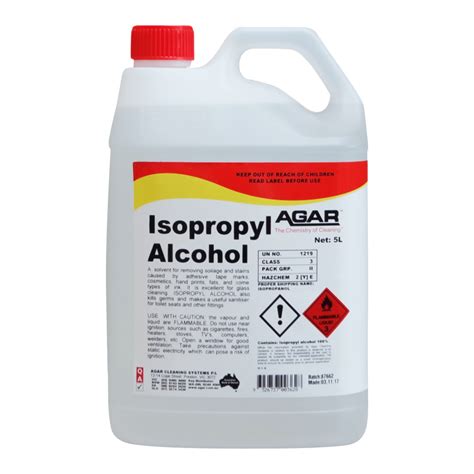 Isopropyl Alcohol | Agar Cleaning Systems