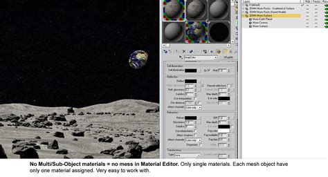 Moon Surface Rocks Scene 3D - TurboSquid 1160035