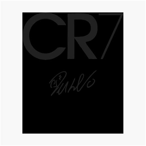 "Cristiano Ronaldo CR7 Signature " Photographic Print for Sale by ...