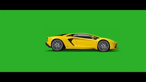 Green Screen Lamborghini Aventador S | Green Screen Car | Lamborghini ...