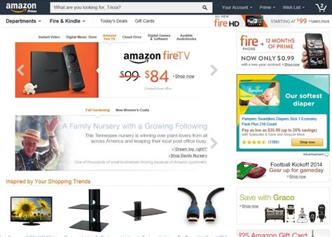 Amazon tests a new homepage that funnels customers into Kindle and Fire ...