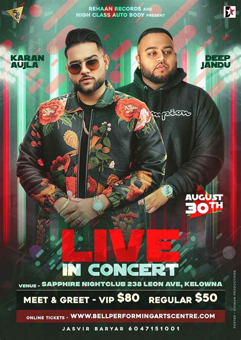 Live Concert - Karan Aujla & Deep Jandu - Dhiman Productions