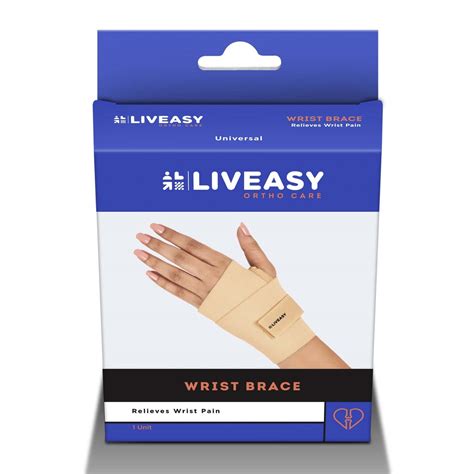 Buy Liveasy Ortho Care Wrist Brace - Supports Ankle And Relieves Pain-Universal Size Online ...