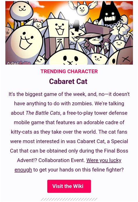 Battle cats in the weekly Fandom newsletter | Fandom