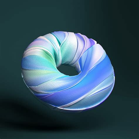 3D abstract shape. on Behance