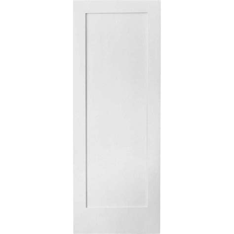 ReliaBilt Shaker White 1-Panel Solid Core Wood Slab Door (Common: 24-in x 80-in; Actual: 24-in x ...