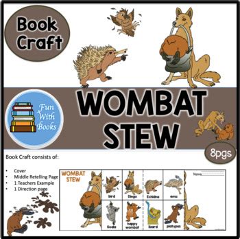 WOMBAT STEW BOOK CRAFT by Fun With Books | Teachers Pay Teachers