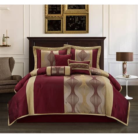 Nanshing Kath 7-Piece Luxury Bedding Comforter Set with Two BONUS ...