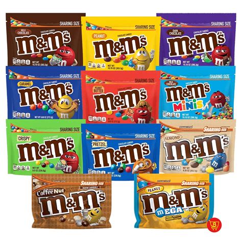 M&M's Chocolate Candy, Sharing Size (Different Flavors) | Shopee Philippines