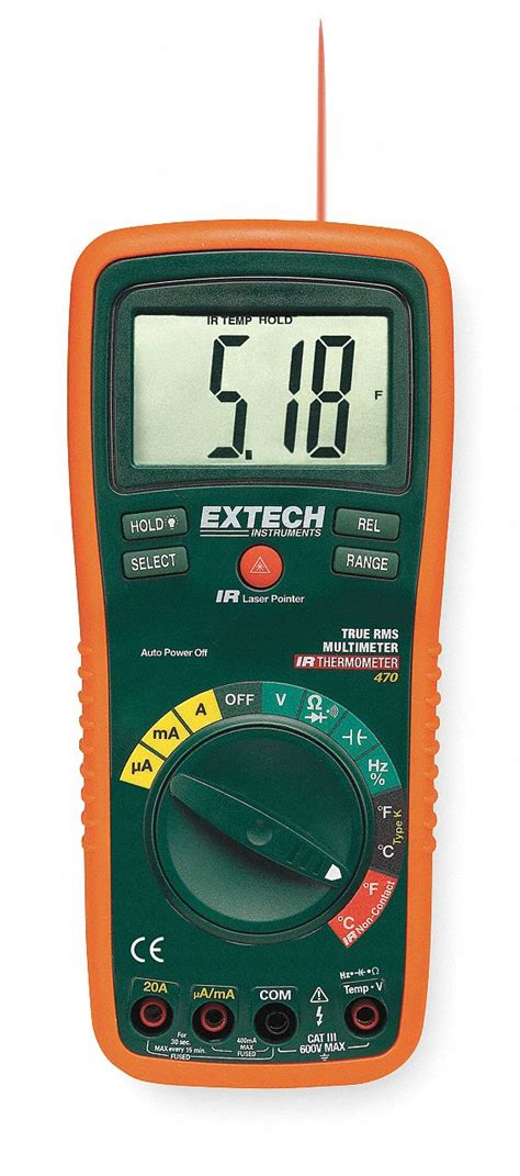 EXTECH EXTECH (R) EX470 Series, Full Size - Basic Features, Digital ...