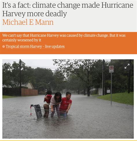 Bastardi: No Michael Mann — Climate change did not cause Hurricane Harvey – Climate Depot