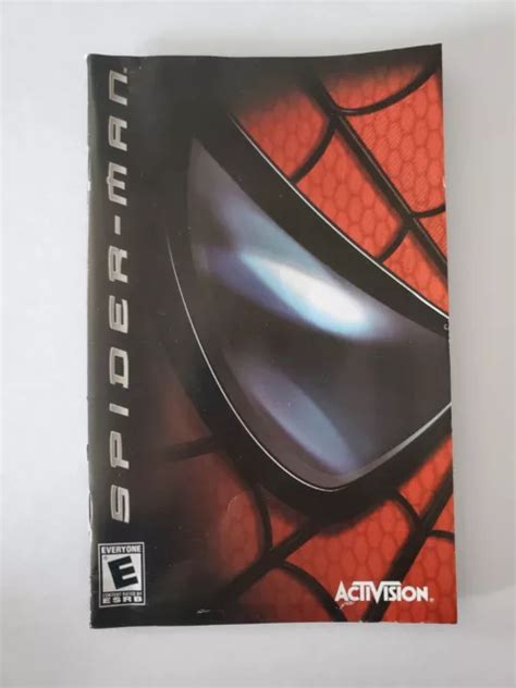 SPIDER MAN PS2 Manual ONLY Sony PlayStation 2 No Game $4.49 - PicClick CA