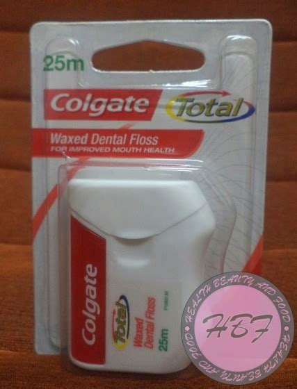 Colgate Total Waxed Dental Floss review - HBF