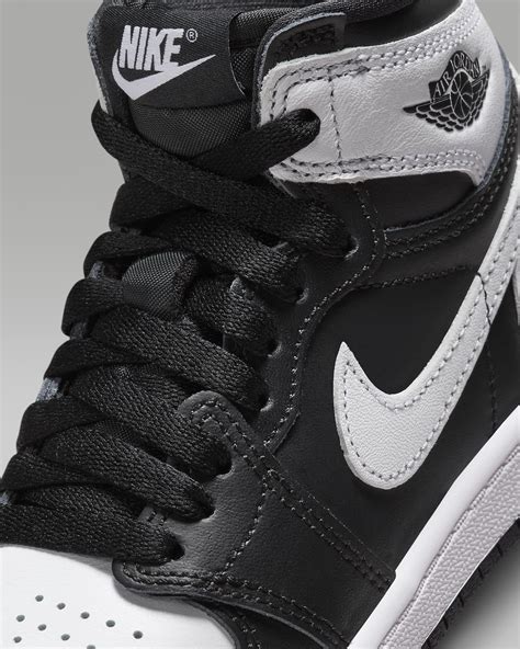 Jordan 1 Retro High OG 'Black/White' Younger Kids' Shoes. Nike PH