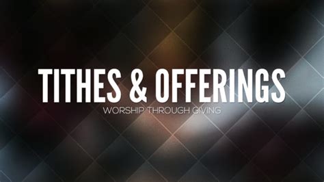 Tithes & Offering – HOPE INTERNATIONAL CHURCH AND MINISTRIES