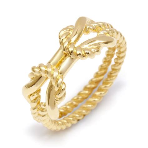 Both as intricate and as sturdy as a sailing knot, our Sydney Rope ring ...