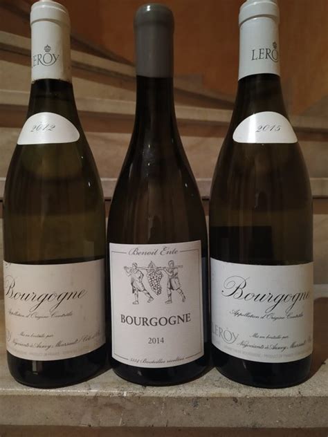 Mixed lot - Mixed lot of white Burgundy wine - Bourgogne - - Catawiki