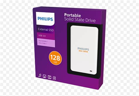 External Ssd 128gb - Philips External Hard Drive Full Size Philips Png,Hard Drive Png - free ...
