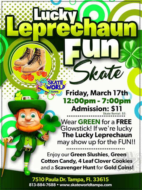 Lucky Leprechaun Fun Skate | Skateworld