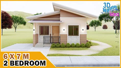 Small House Design 6x7m 2 Bedroom Pinoy Bungalow You