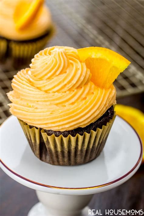 Chocolate Orange Cupcakes ⋆ Real Housemoms