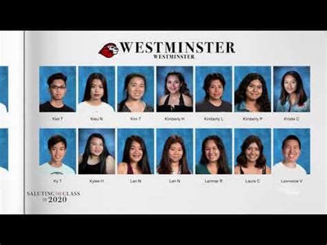 Saluting the Class of 2020 -- Westminster High School - YouTube