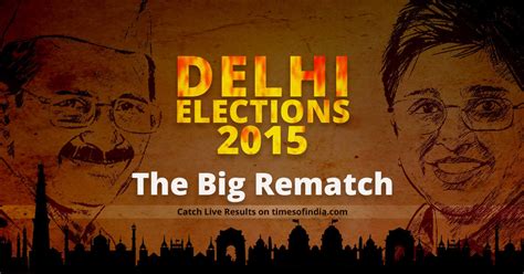 Delhi Elections 2015 vs 2013 Results – Times of India