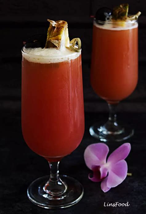 Singapore Sling Raffles Hotel Recipe | Deporecipe.co